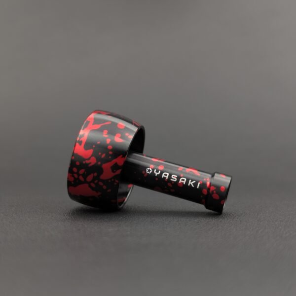 Yasaki Handle Knob 2 - Black/Red
